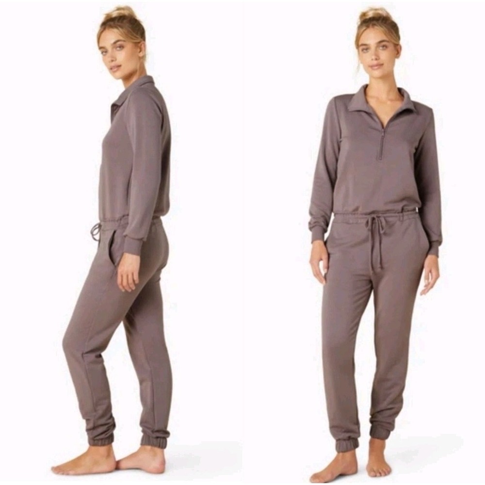 NWT‎ Beyond Yoga Ski Weekend Jumpsuit size XL Mauve Lounge Athleisure